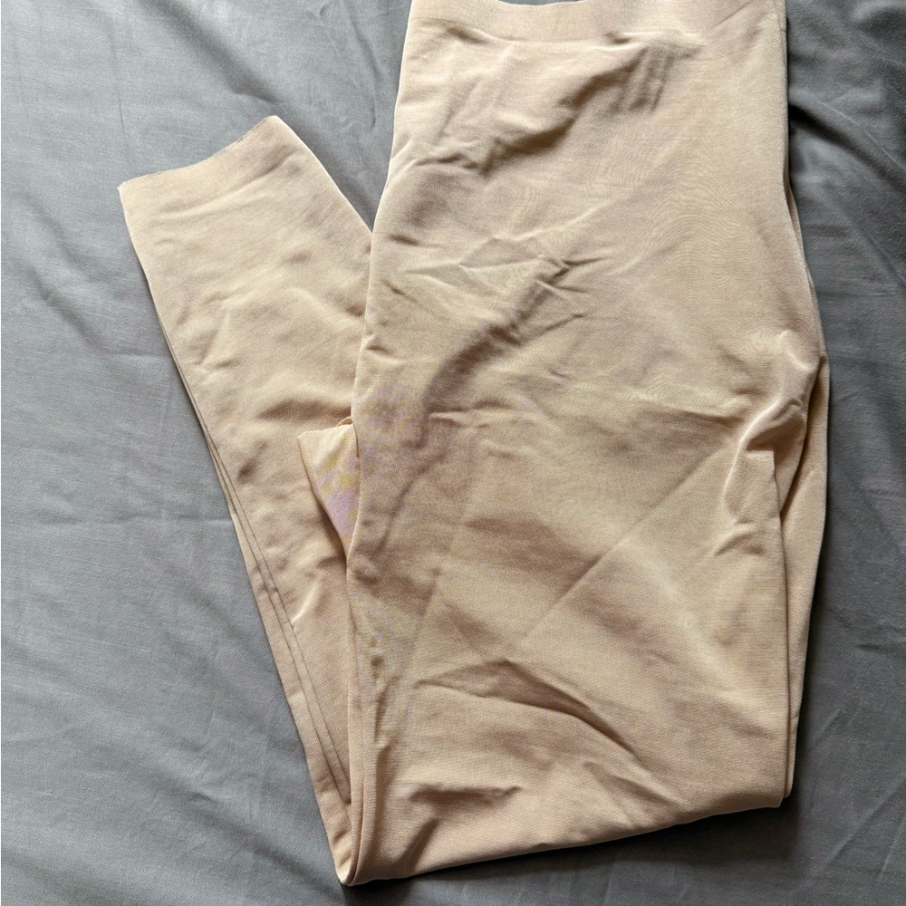 SKIMS Sheer Sculpt Low Back Shaperwear Legging, 3XL, Clay, NWOT